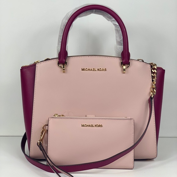 Michael Kors Handbags - NWT Michael Kors Ellis Satchel & Wallet Set